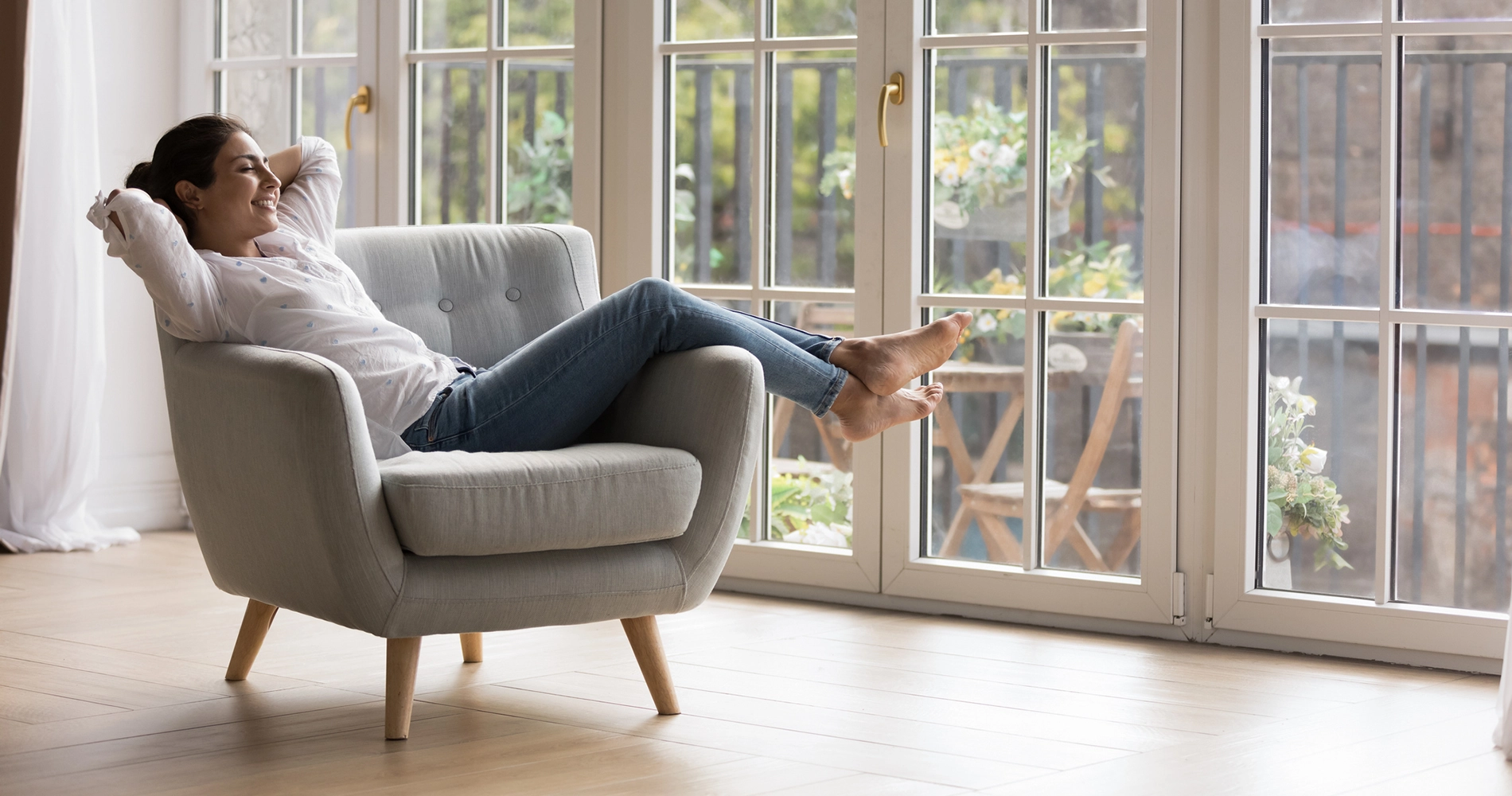 Ventanas de PVC con alto aislamiento acústico en vivienda en Valladolid